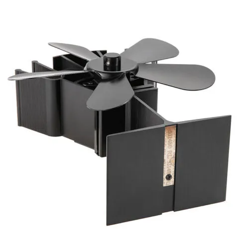 5 Blades Stove Fan | Heat Powered Fireplace Accessory | Wood Burning Stove Fan