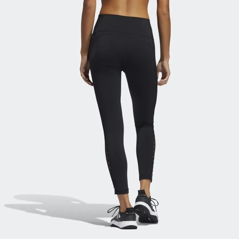Adidas Womens Believe This 2.0 Lace-Up 7/8 Tights