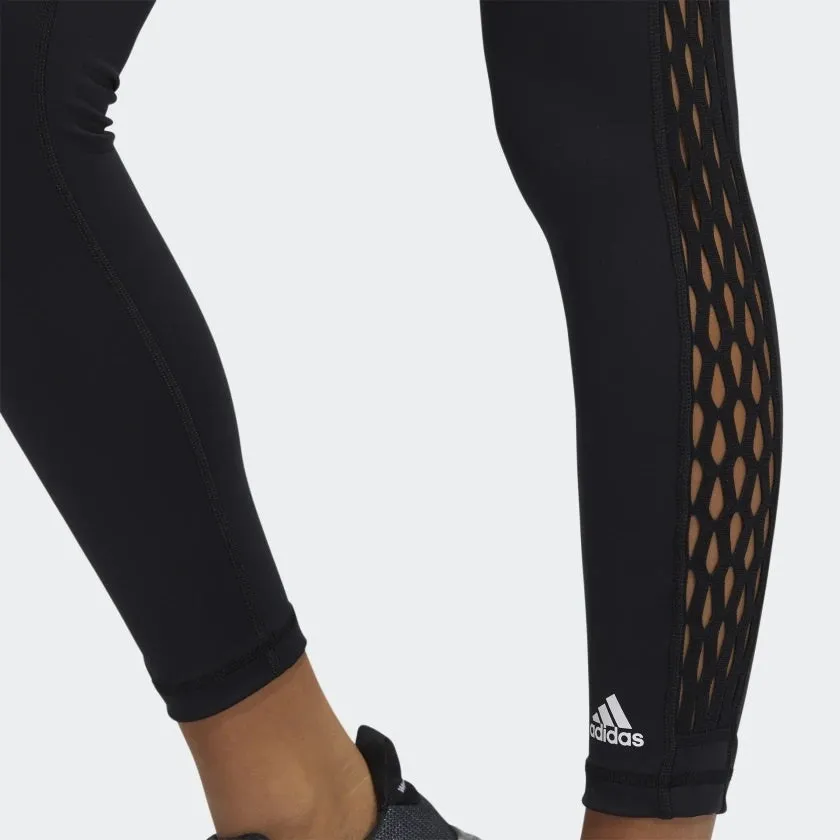 Adidas Womens Believe This 2.0 Lace-Up 7/8 Tights