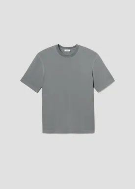Asha Mock Neck Tee in Flint