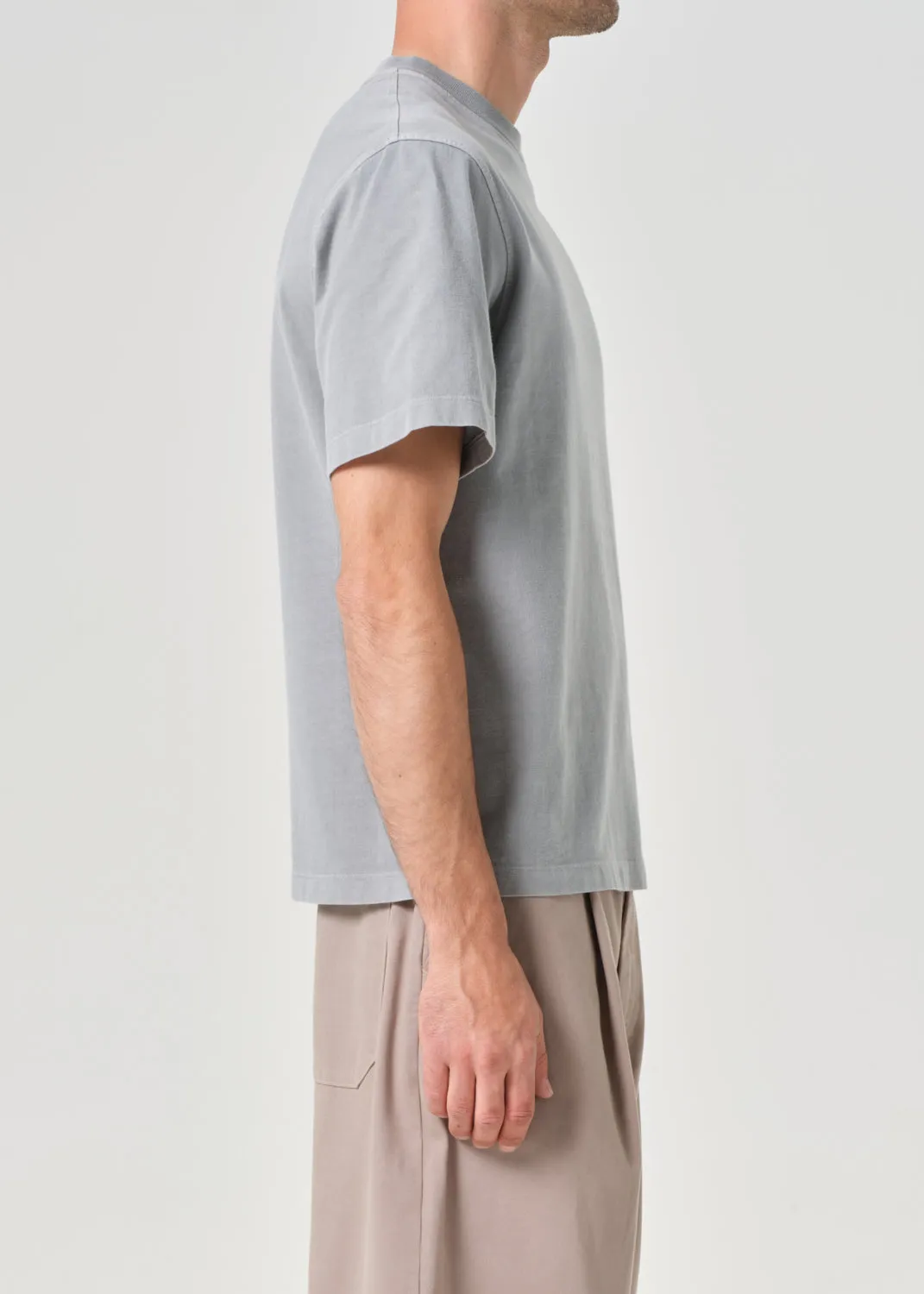 Asha Mock Neck Tee in Patagonia