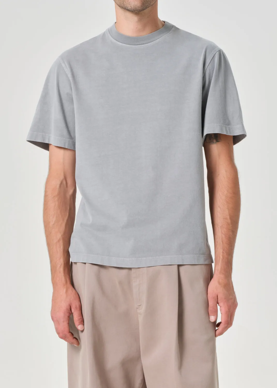 Asha Mock Neck Tee in Patagonia