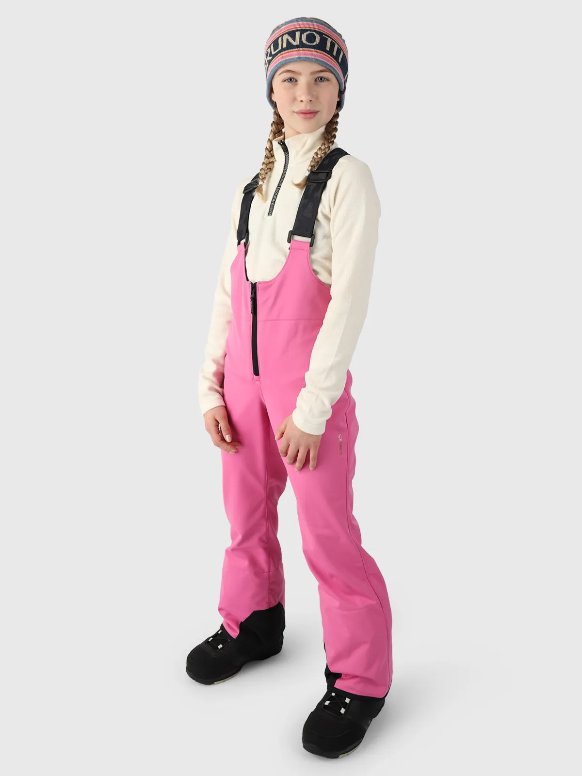 Avalanchy Girls Ski Bib Snow Pants | Pink
