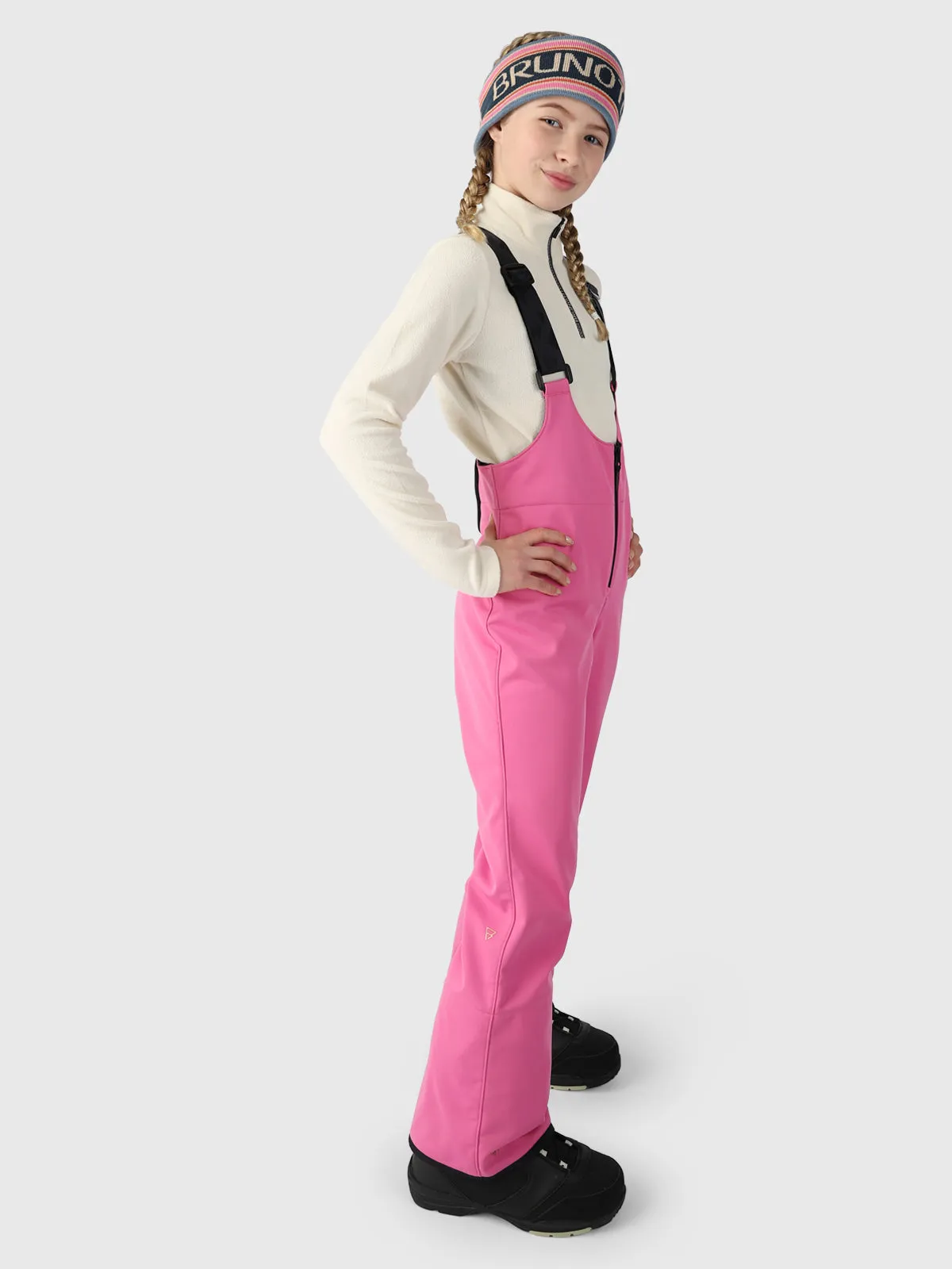 Avalanchy Girls Ski Bib Snow Pants | Pink