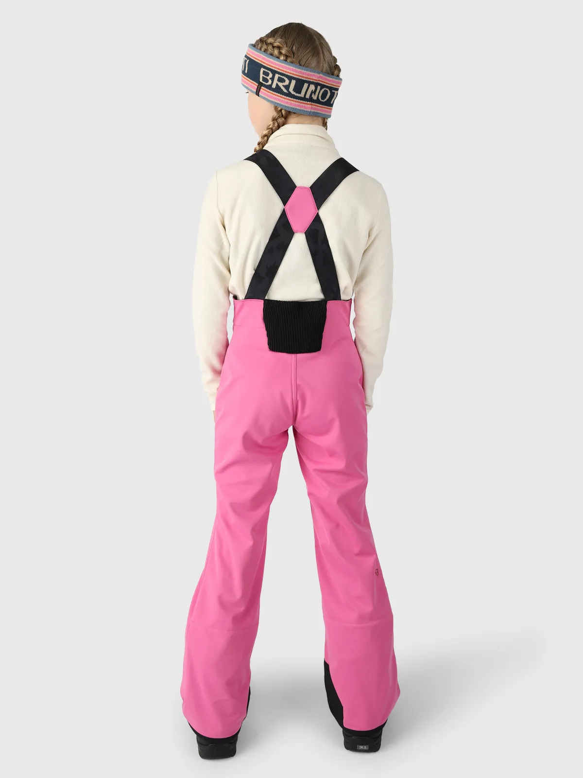 Avalanchy Girls Ski Bib Snow Pants | Pink