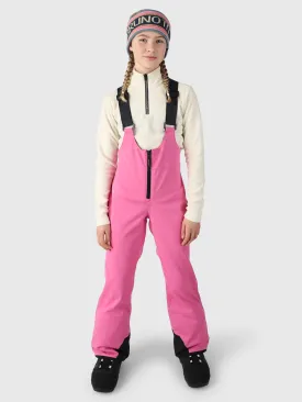 Avalanchy Girls Ski Bib Snow Pants | Pink