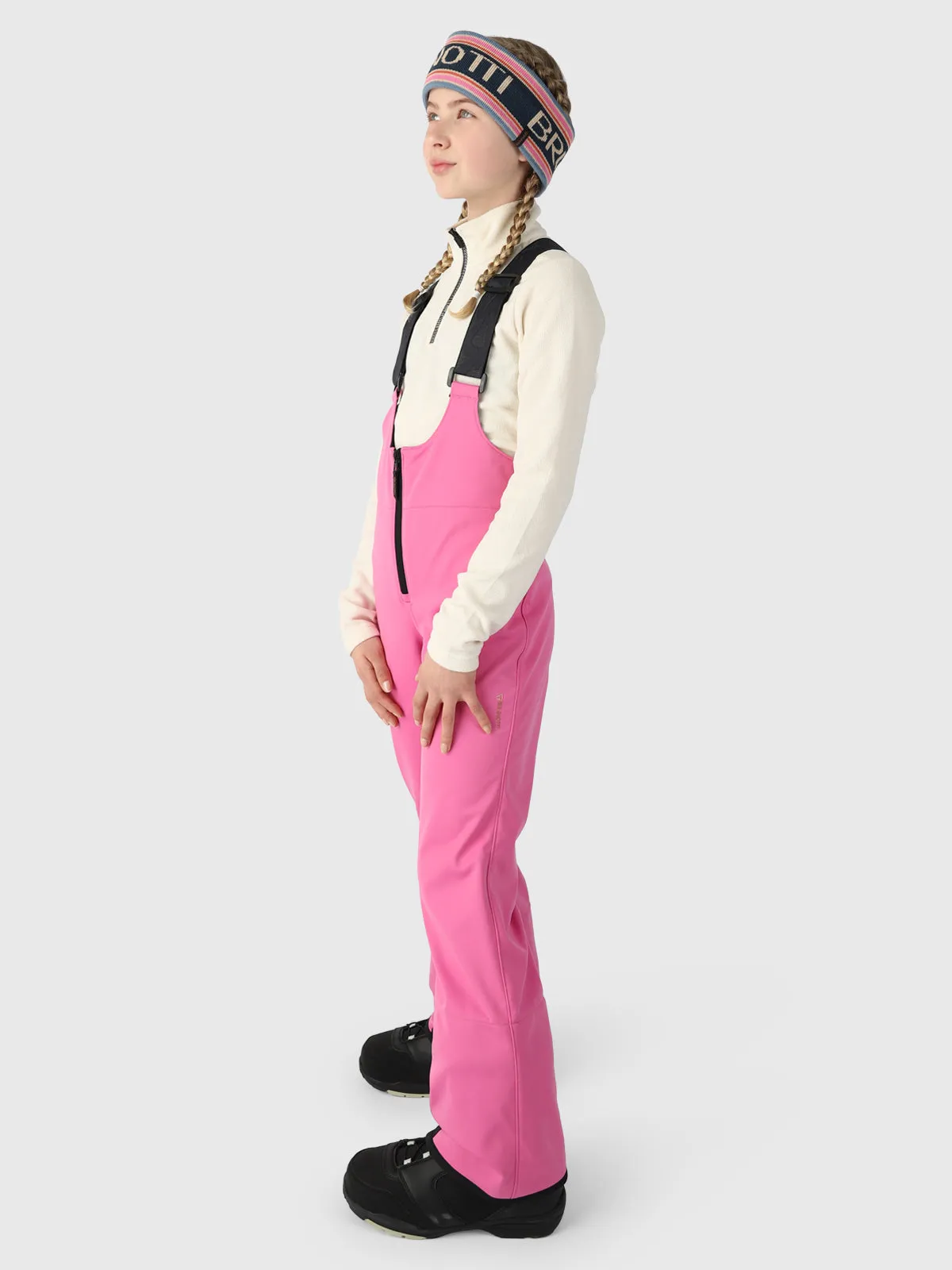 Avalanchy Girls Ski Bib Snow Pants | Pink