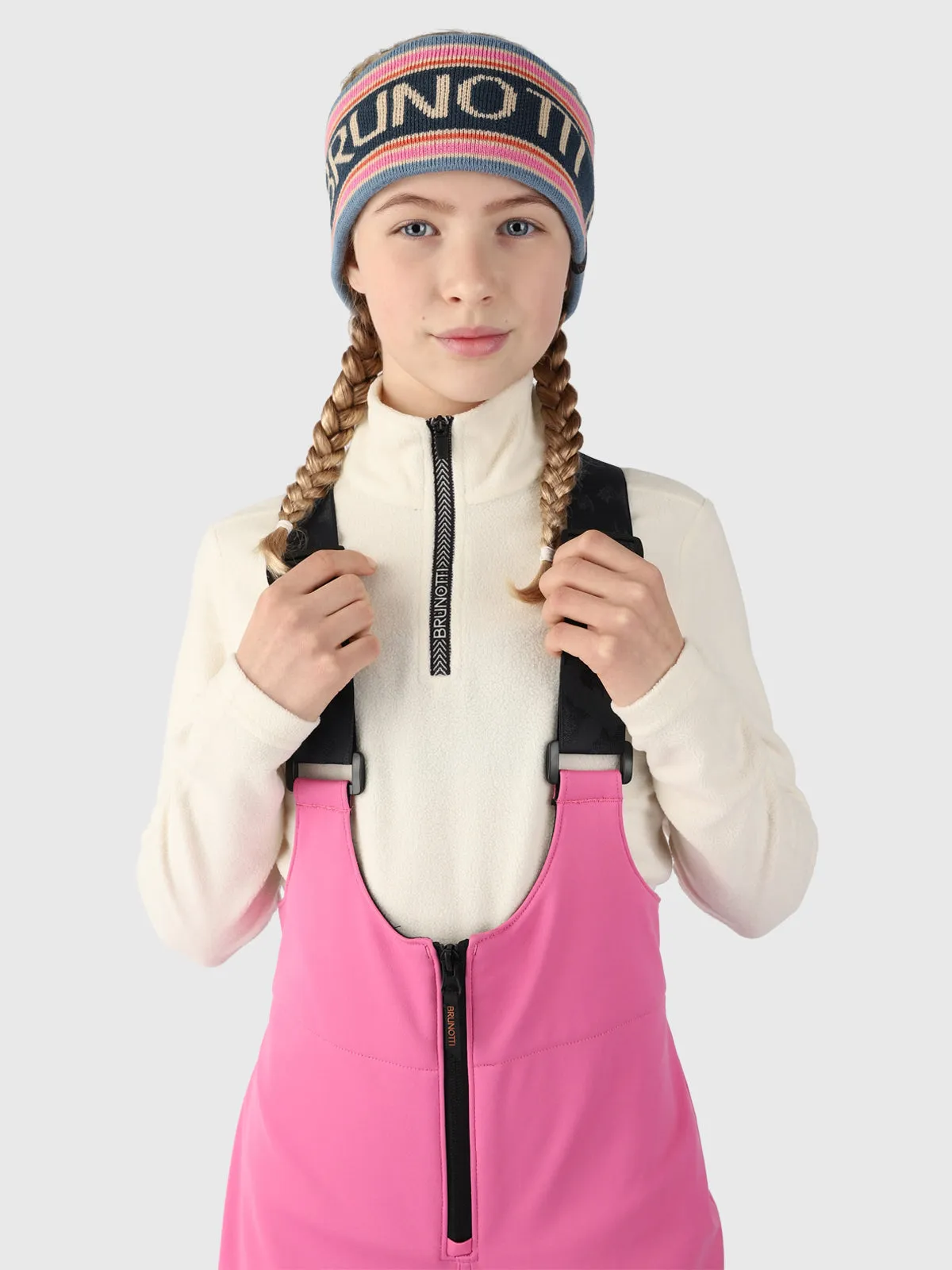 Avalanchy Girls Ski Bib Snow Pants | Pink