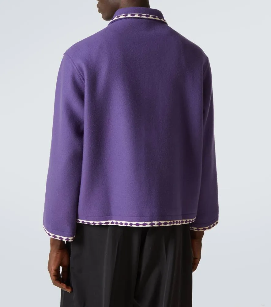 Bode Bronco embroidered wool jacket