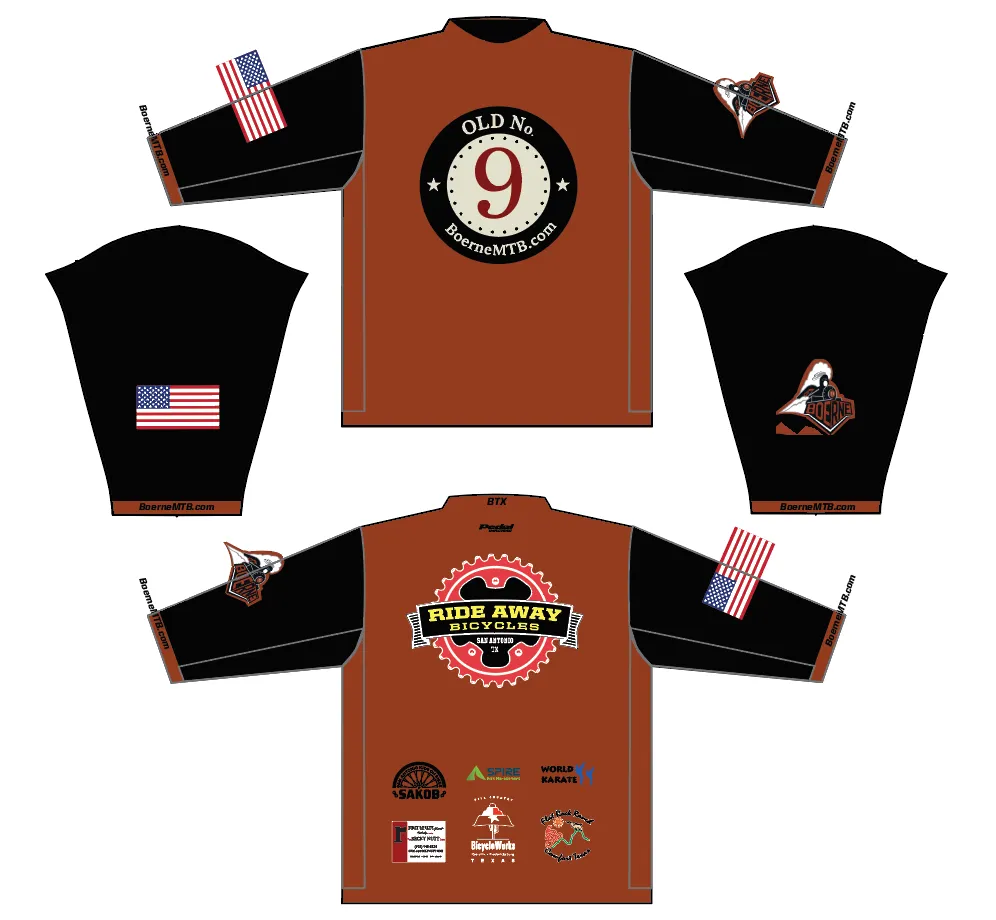 Boerne 9er MTB Racing 2022 MTB JERSEY - ALL VARIANTS
