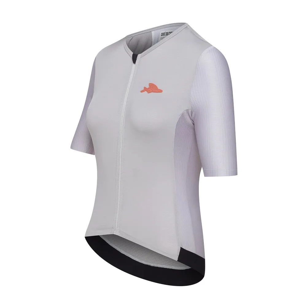 CAFE DU CYCLISTE Olympe Ultralight Cycling Women Jersey - Mountain Fog