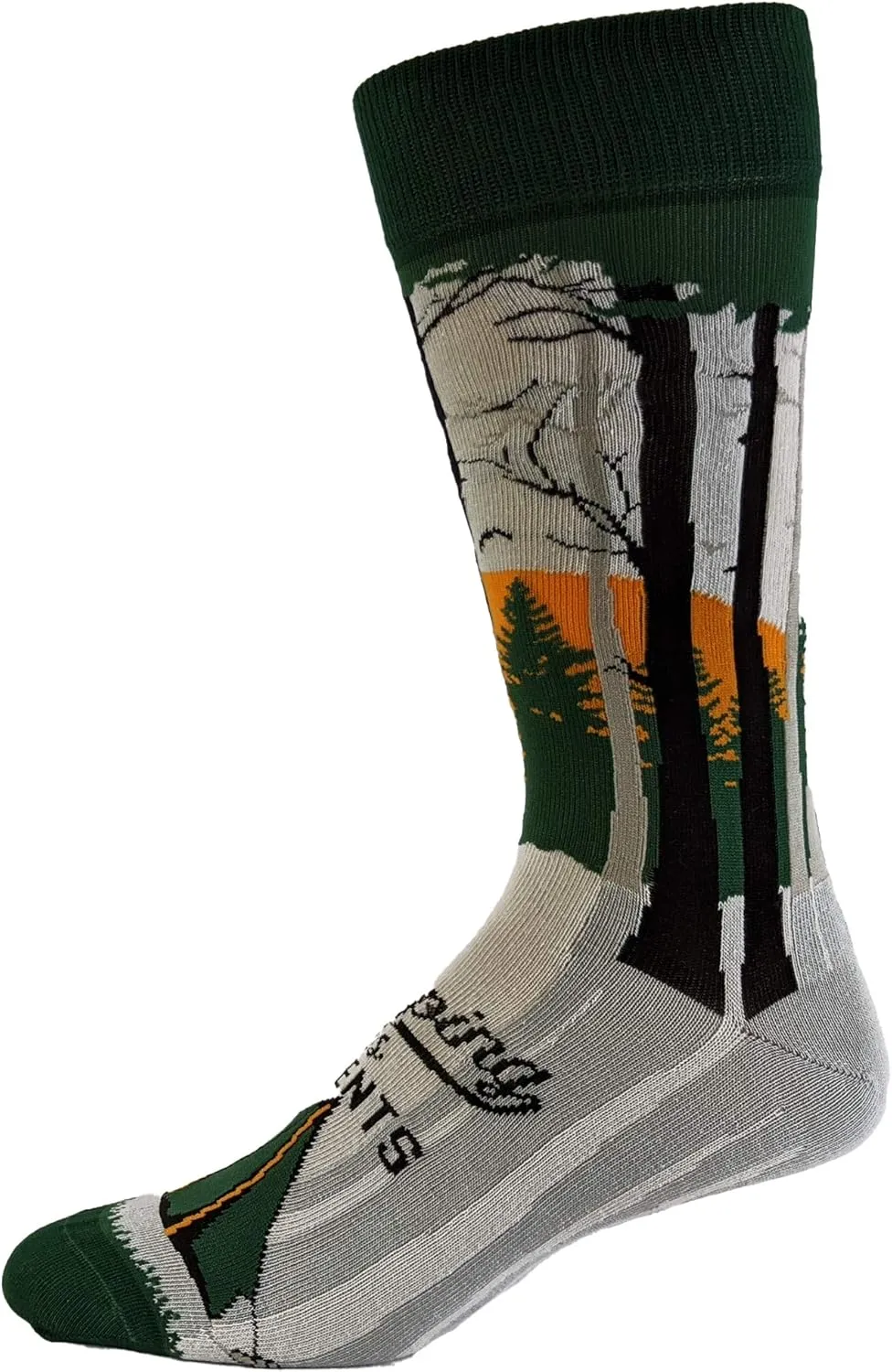 Crazy Dog T-Shirts Mens Funny Camping Socks With Awesome Graphics Hiking Socks For Men