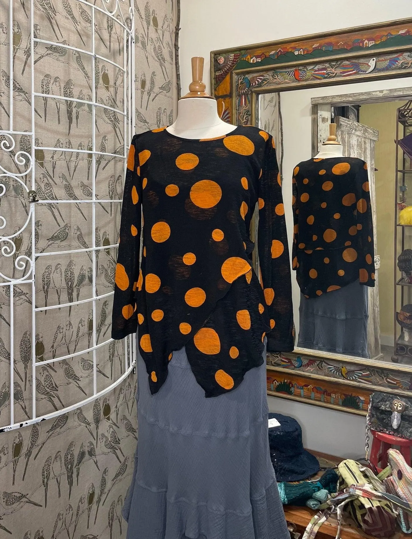 Faux Wrap Tunic by Creations