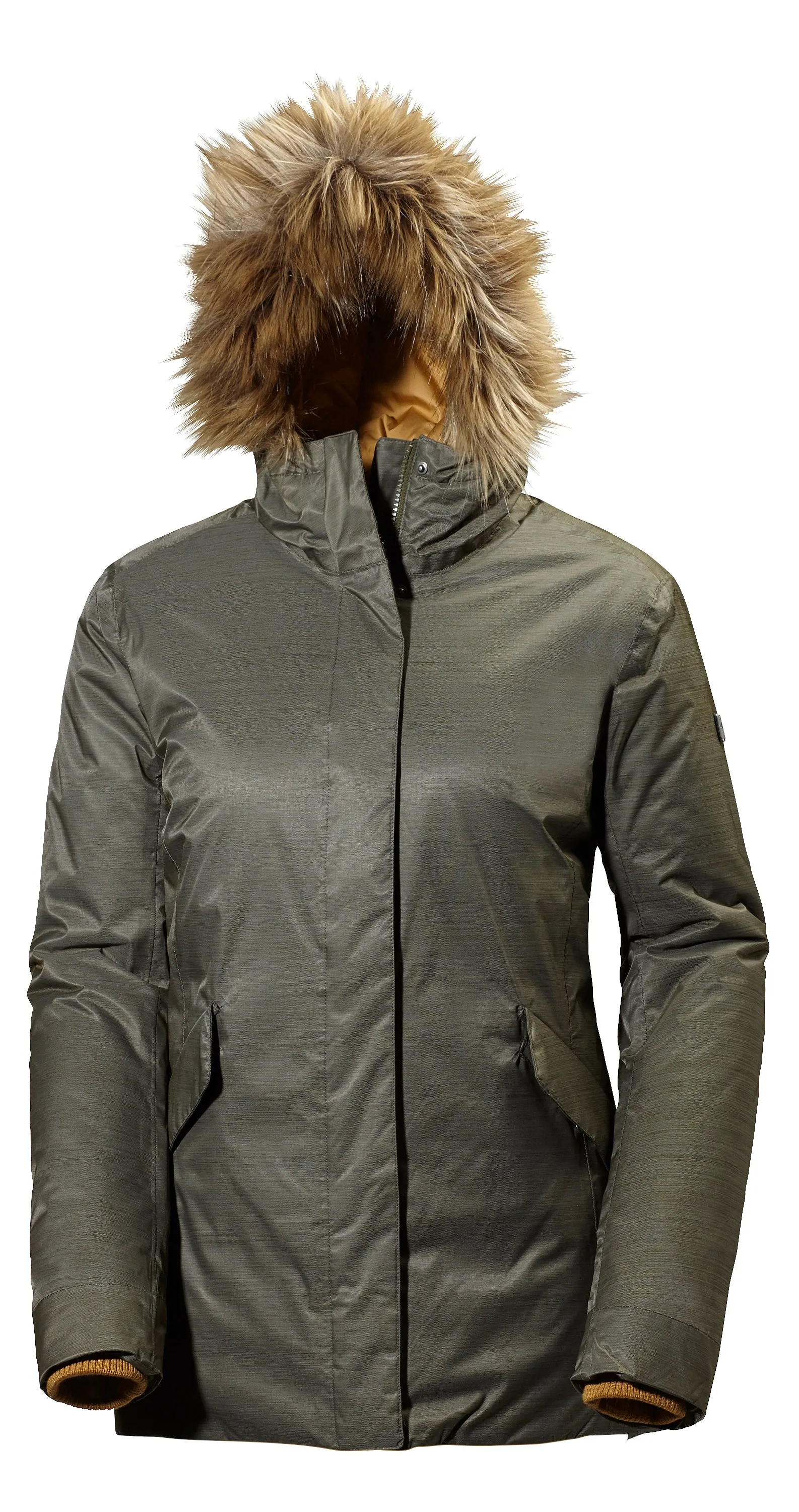 Helly Hansen W Hilton 2 Parka Jacket-Olive Night