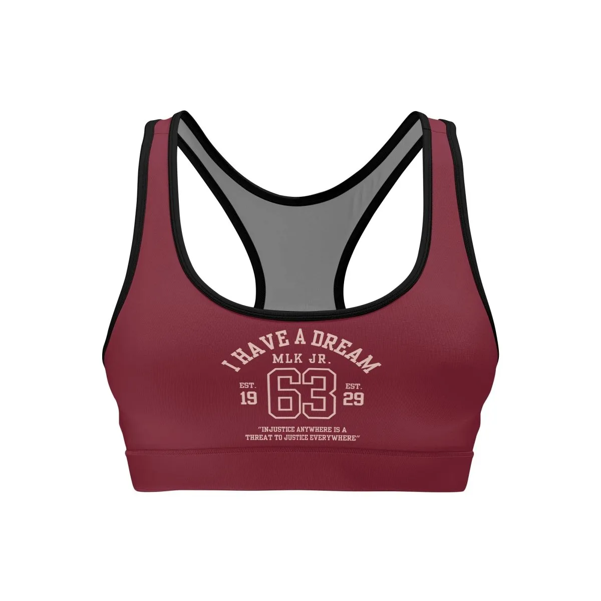 I Have A Dream Women's Padded Sports Bra