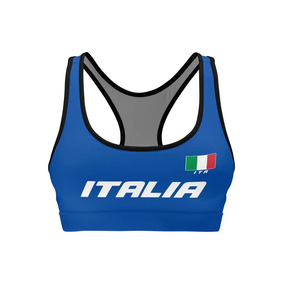 Italy Women's Padded Sports Bra