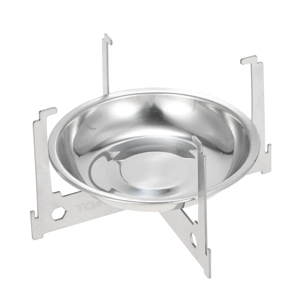 Mini Alcohol Stove with Stand Rack