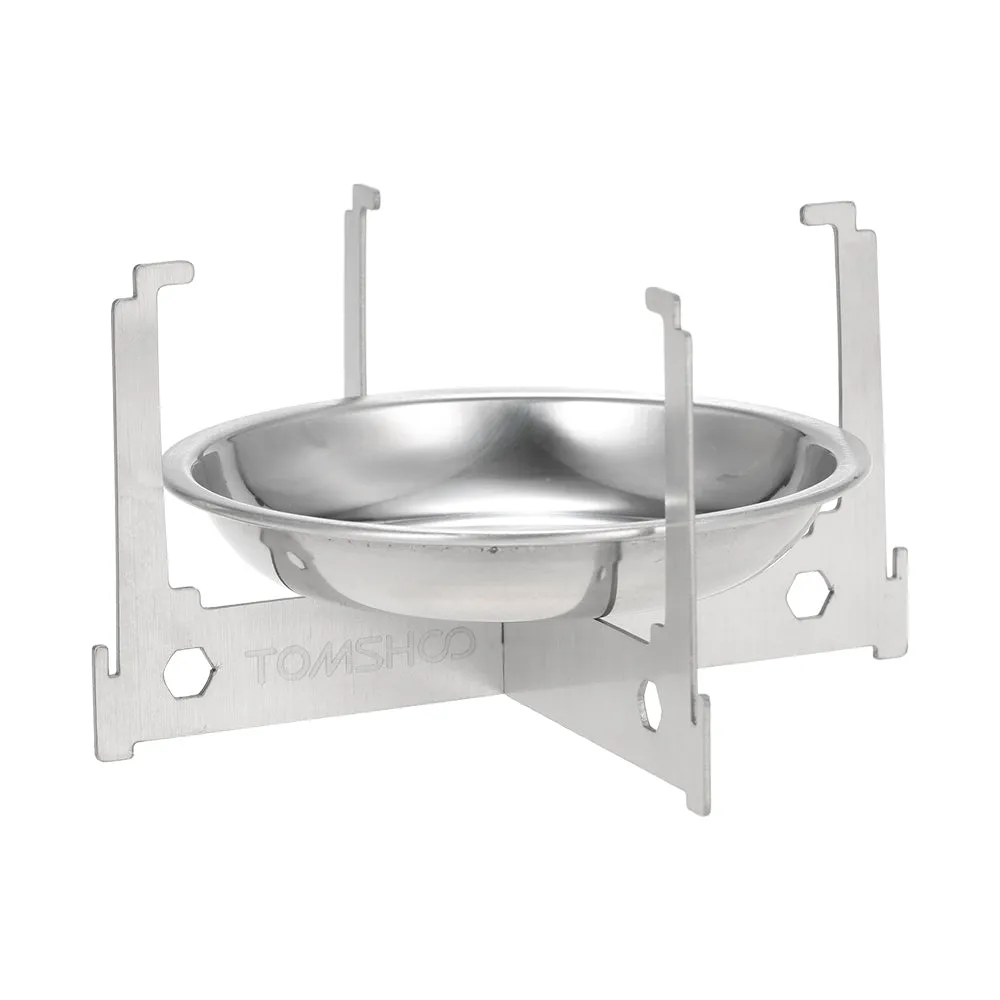 Mini Alcohol Stove with Stand Rack