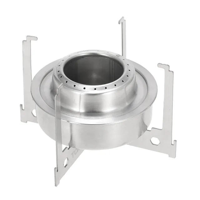 Mini Alcohol Stove with Stand Rack