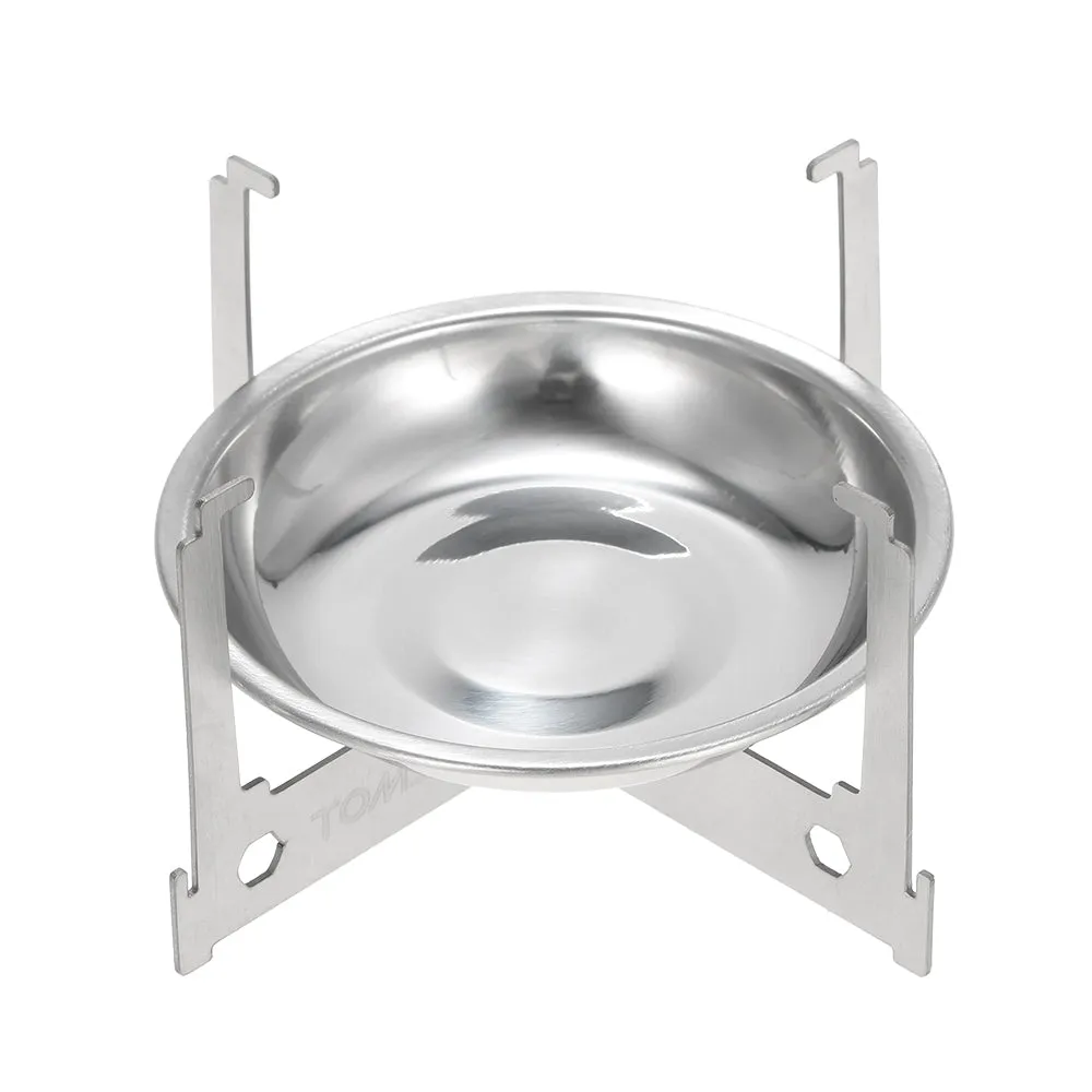 Mini Alcohol Stove with Stand Rack