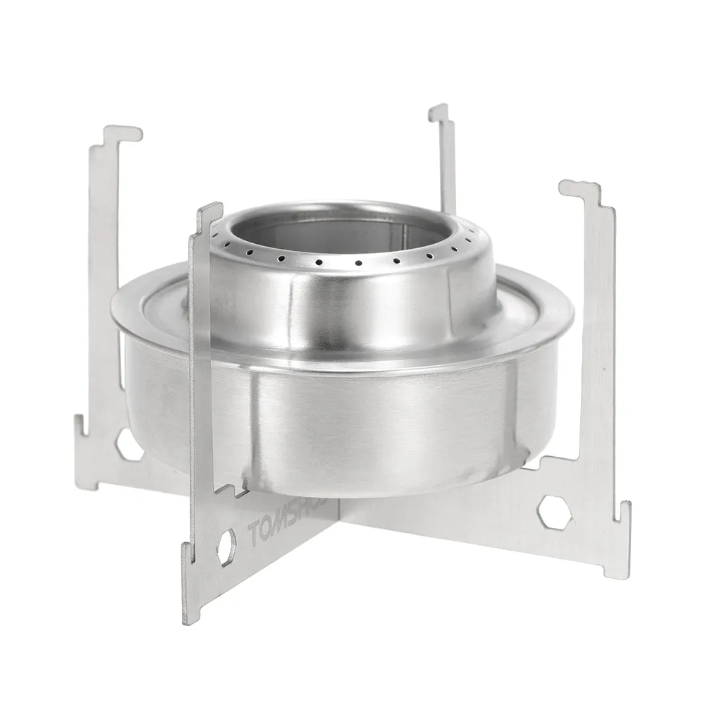 Mini Alcohol Stove with Stand Rack