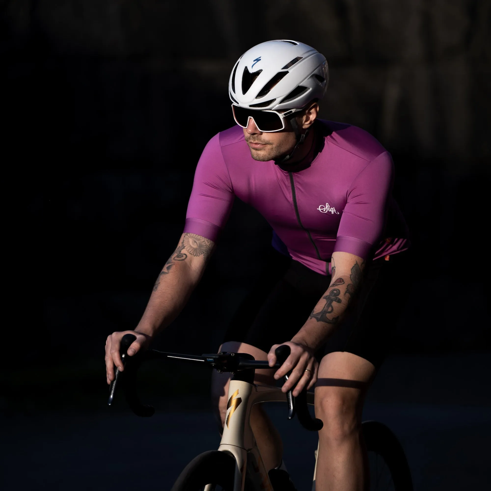 Orkidé Men's Purple Pink Cycling Jersey