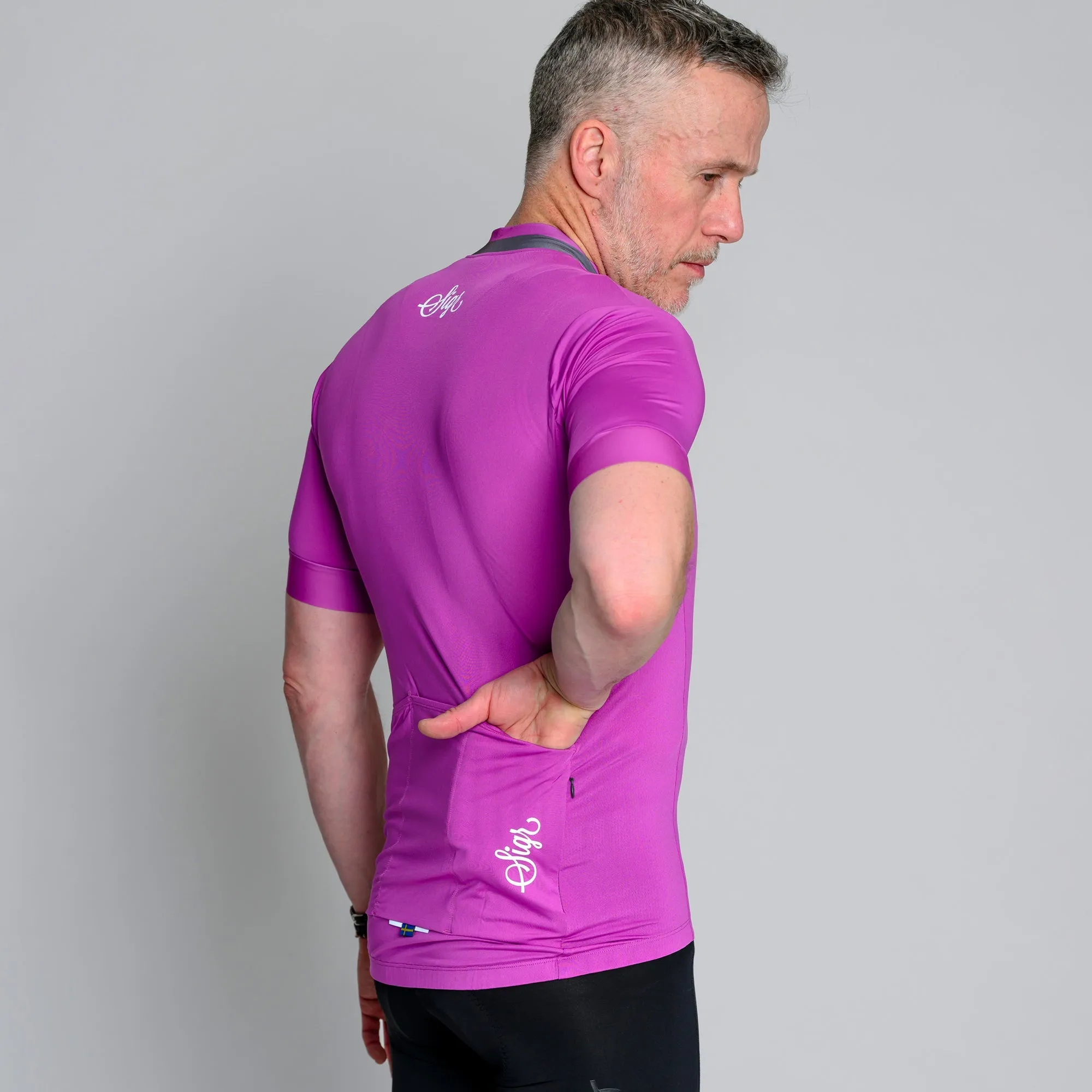 Orkidé Men's Purple Pink Cycling Jersey