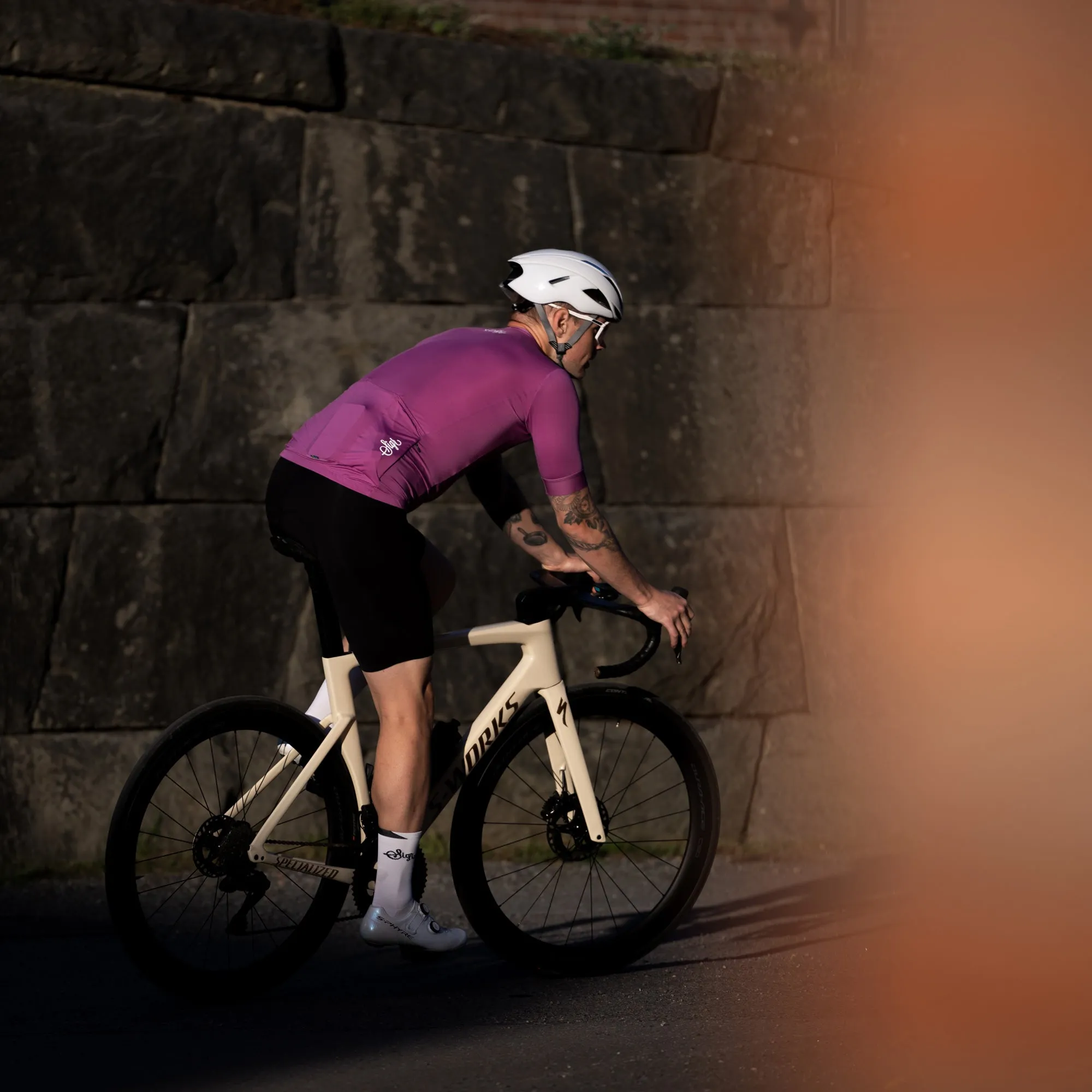 Orkidé Men's Purple Pink Cycling Jersey