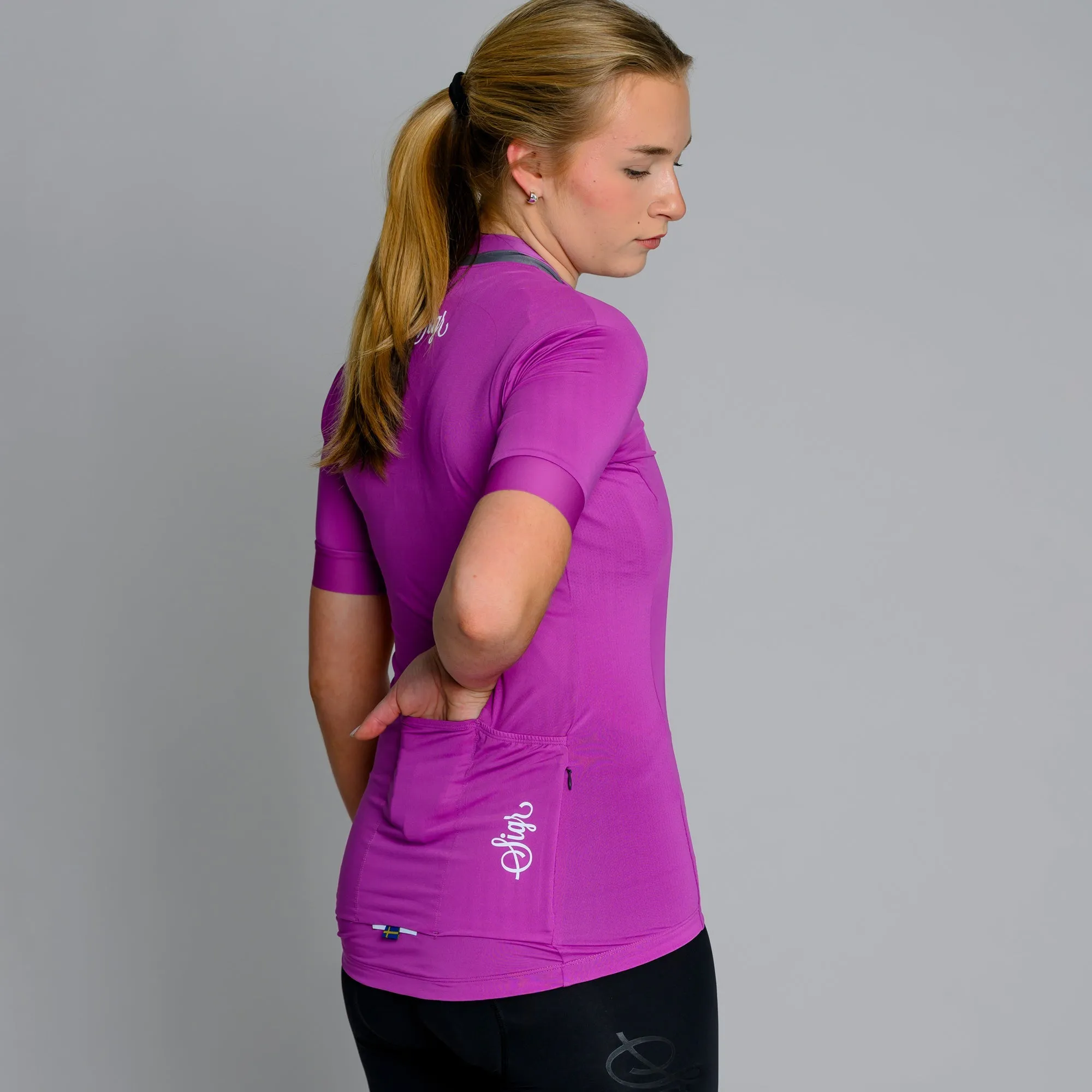 Orkidé Women's Pink Purple Cycling Jersey