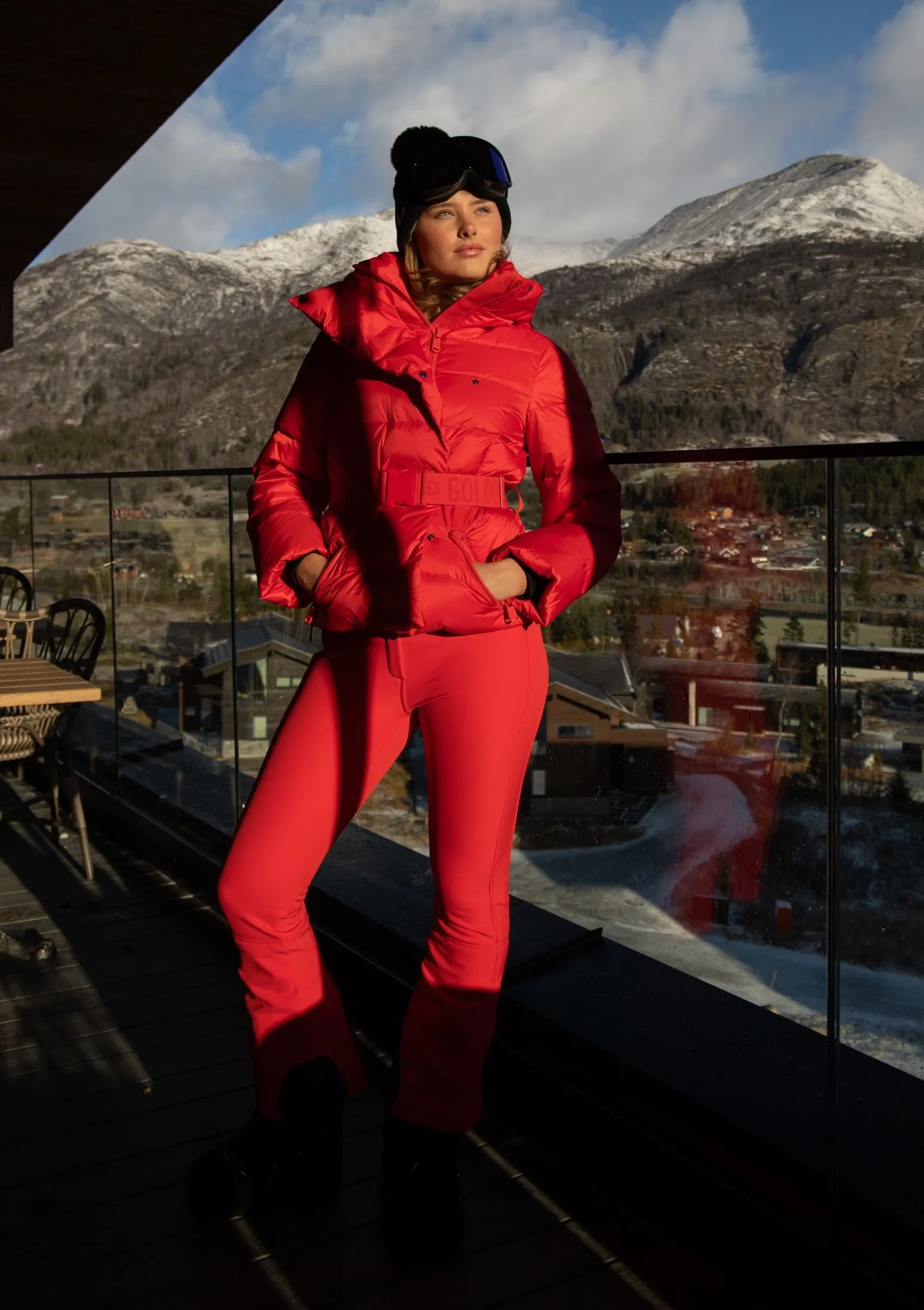Pippa Ski Pants - Flame