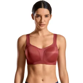 Plus size high impact contoured underwired sports bra (size 32-40, C-F)