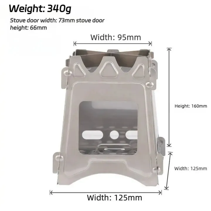Stainless Steel Card Fire Stove