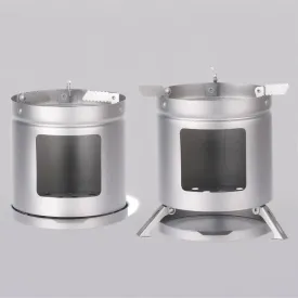 Titanium Portable Cylinder Stove