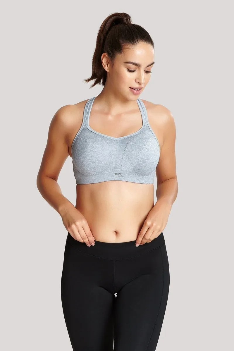 Underwire Sports Bra Grey Marl- 5021