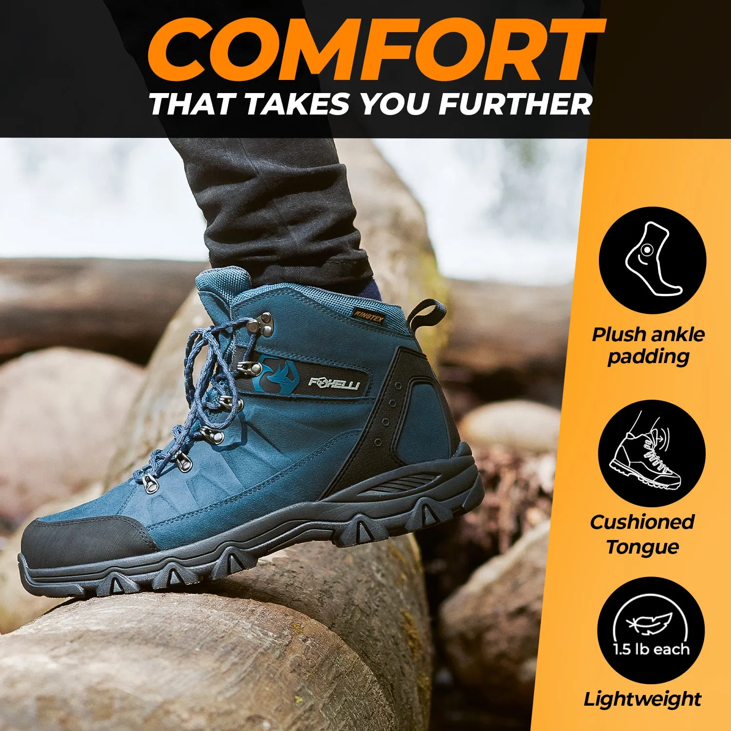 Women’s Hiking Boots – Blue